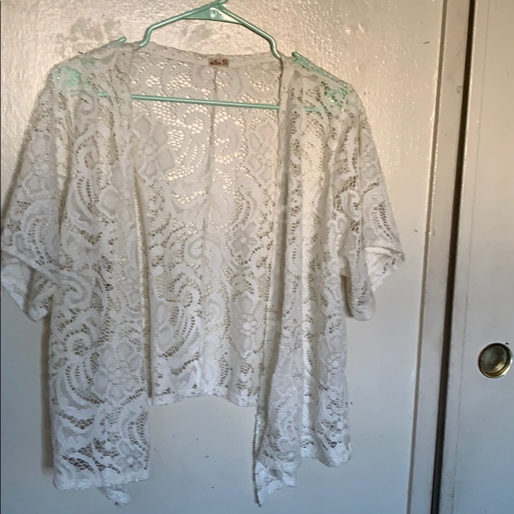 White summery cardigan